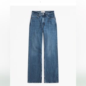Abercrombie and Fitch the 90’s relaxed high rise curve love 27 Long